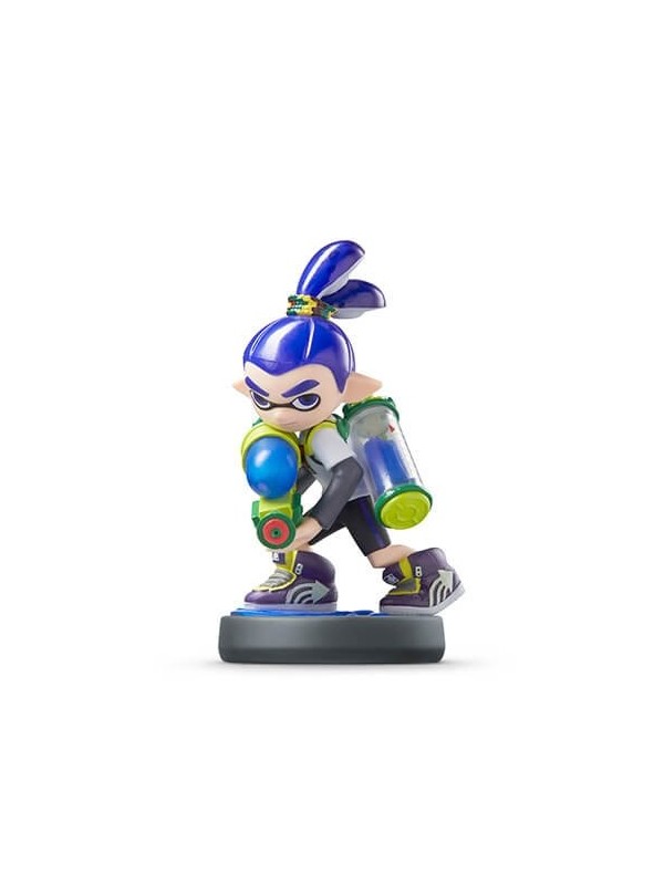 FIGURA NINTENDO AMIIBO SPLATOON INK CHICO AZUL