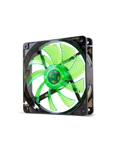 VENTILADOR 120X120 NOX COOLFAN 120 LED VERDE