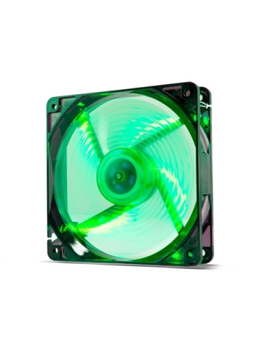 VENTILADOR 120X120 NOX COOLFAN 120 LED VERDE