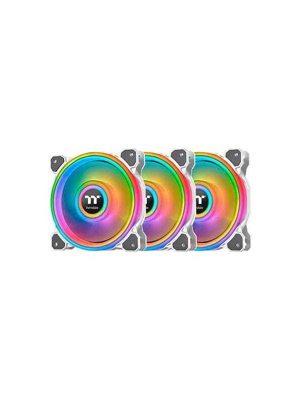 VENTILADOR 120X120 THERMALTAKE RIING QUAD 12 RGB BLANCO