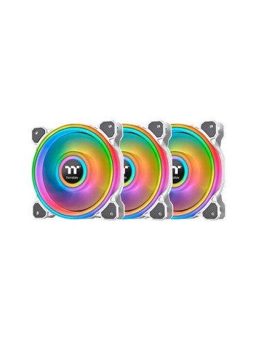 VENTILADOR 120X120 THERMALTAKE RIING QUAD 12 RGB BLANCO