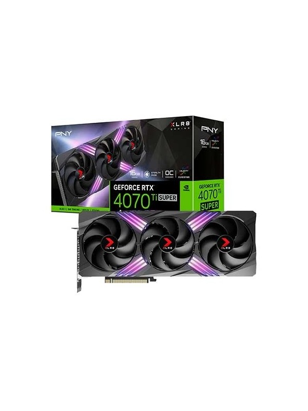 TARJETA GRaFICA PNY RTX 4070TI SUPER 16GB XLR8 VERTO EPIC 