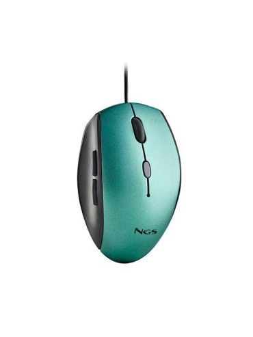 RATON OPTICO NGS MOTH ICE WIRED ERGONOMIC SILENT