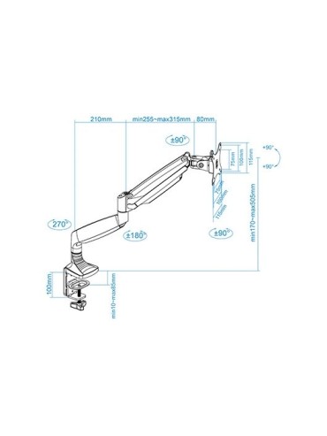 SOPORTE TV MON SOBREMESA 13 32 GIRA INCL PLATA