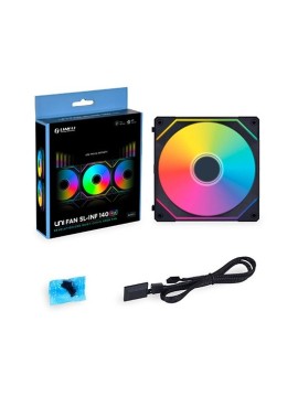 VENTILADOR 140X140 LIAN LI UNI FAN SL 140 INFINITY BLACK