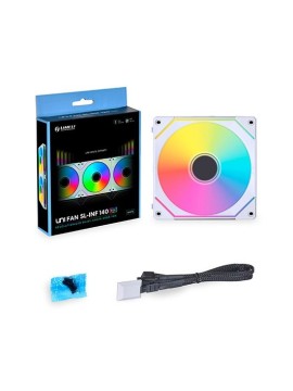 VENTILADOR 140X140 LIAN LI UNI FAN SL 140 INFINITY WHITE