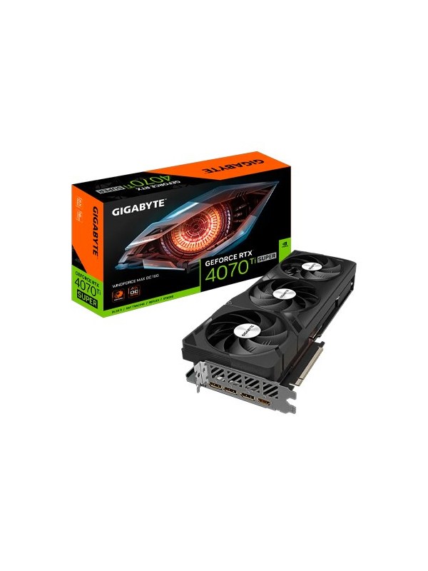 TARJETA GRaFICA GIGABYTE RTX 4070TI SUPER WINDFORCE MAX OC