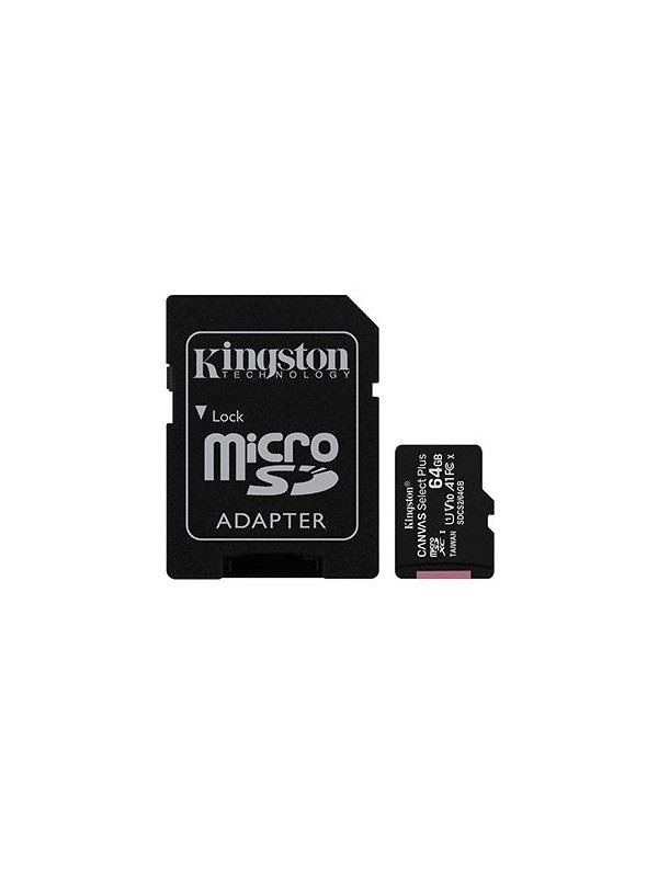 MEM MICRO SDXC 64GB KINGSTON CANVAS SELECTADAPT