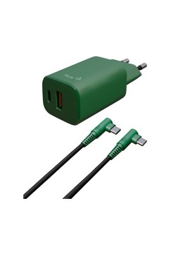 CARGADOR DUAL HUNE ECO 20W CABLE TIPO C LIGHTNING