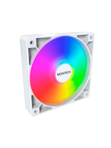 VENTILADOR 120X120 MONTECH GF120 PWM WHITE PACK 3 HUB