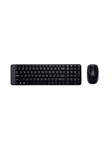 TECLADORAToN LOGITECH MK220 WIRELESS NEGRO