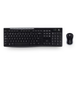 TECLADORAToN LOGITECH MK270 WIRELESS NEGRO