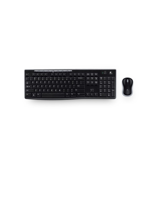 TECLADORAToN LOGITECH MK270 WIRELESS NEGRO