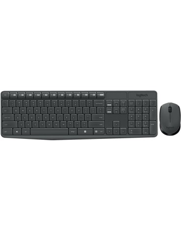 TECLADORAToN LOGITECH MK235 WIRELESS NEGRO