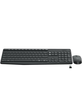 TECLADORAToN LOGITECH MK235 WIRELESS NEGRO