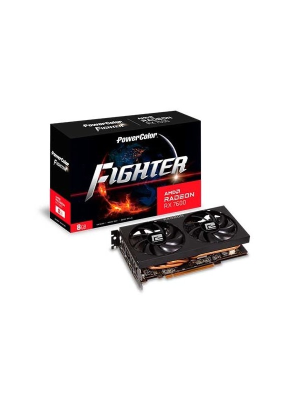 TARJETA GRaFICA POWERCOLOR RX 7600 FIGHTER 8GB GDDR6