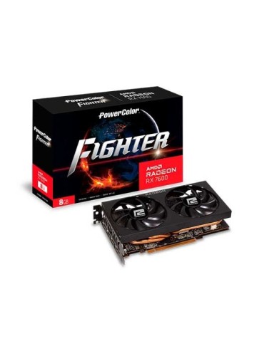 TARJETA GRaFICA POWERCOLOR RX 7600 FIGHTER 8GB GDDR6