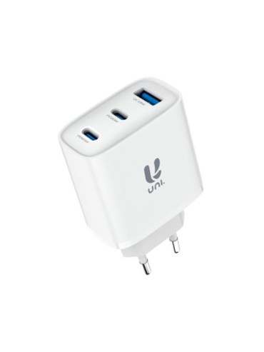 CARGADOR UNI TRIPLE TIPO C DOBLE USB A 65W