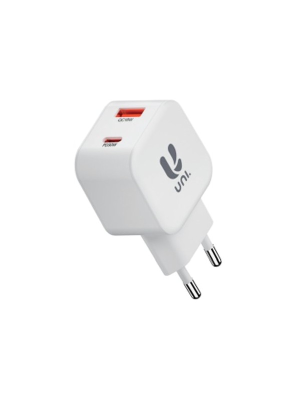 CARGADOR UNICO 2USB AC PD30 30W