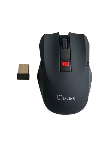 RATON USB L LINK OPTICO INALAMBRICO NEGRO