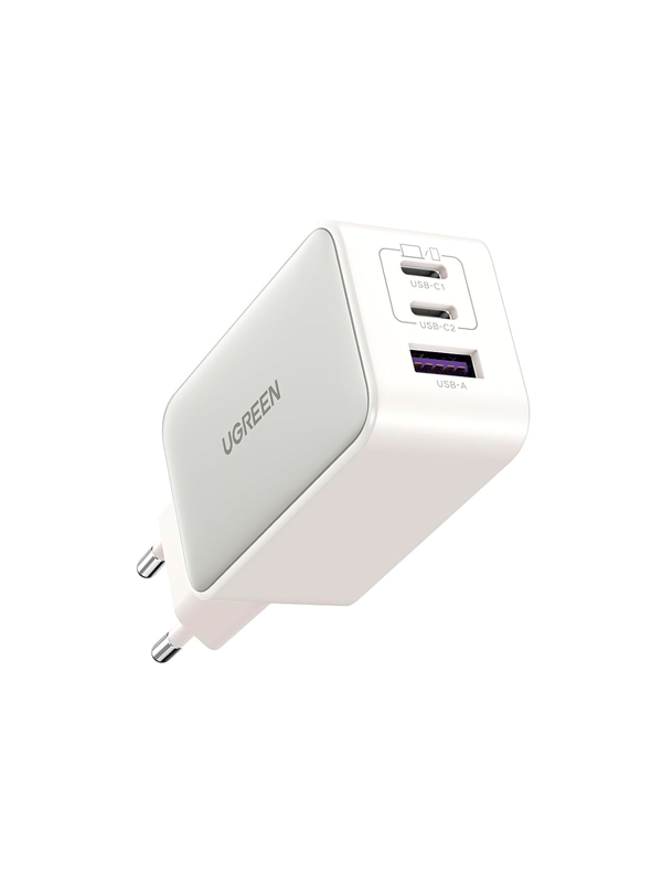 CARGADOR UGREEN USB A 2USB C 65W GAN FAST