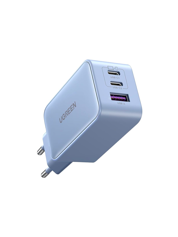 CARGADOR UGREEN USB A 2USB C 65W GAN FAST