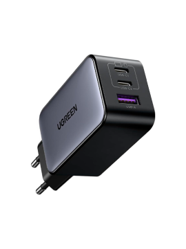 CARGADOR UGREEN USB A 2USB C 65W GAN FAST