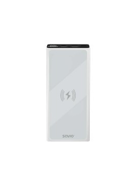 POWERBANK 10000 INDUCCION MAH SAVIO BA 06 BLANCO