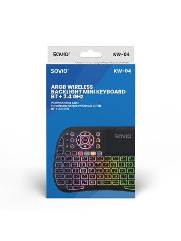 MINI TECLADO INALAMBRICO SMART TV SAVIO KW 04