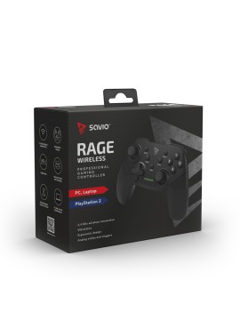 MANDO GAMEPAD INALAMBRICO PC PS3 SAVIO RAGE W