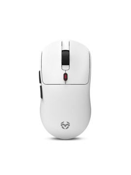 RATON OPTICO WIRELESS KROM KLEVER WHITE