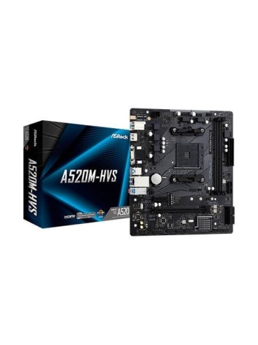 PLACA BASE ASROCK AM4 A520M HVS