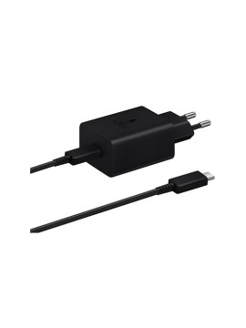 CARGADOR SAMSUNG 45W USB C CARGA SUPERRAPIDA NEGRO
