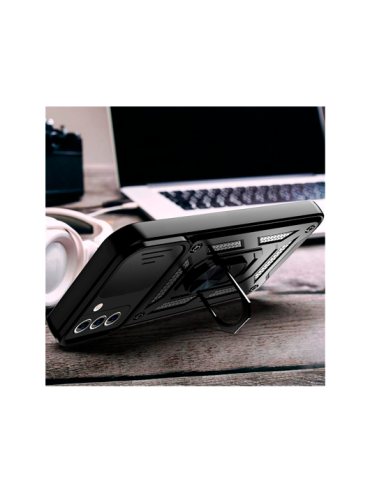 FUNDA COOL IPHONE 16 PRO MAX HARD RING NEGRO