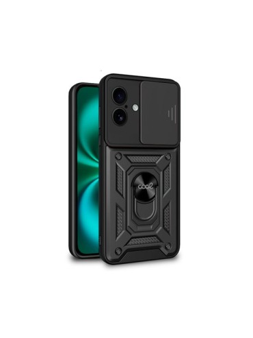 FUNDA COOL IPHONE 16 PLUS HARD RING NEGRO