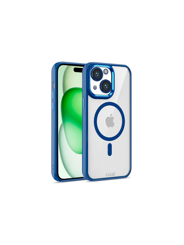 FUNDA COOL IPHONE 15 PLUS MAGNETICA AZUL