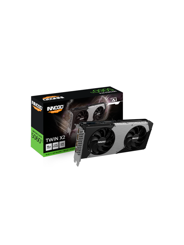 TARJETA GRaFICA INNO3D RTX 5060 TI TWIN X2 OC 16GB