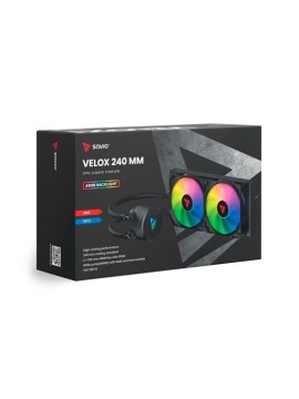 DISIPADOR REF LIQUIDA VELOX 240MM ARGB