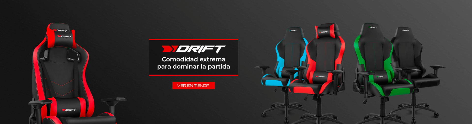 La marca Drift te ofrece unas sillas gaming de muy alto rendimiendo.